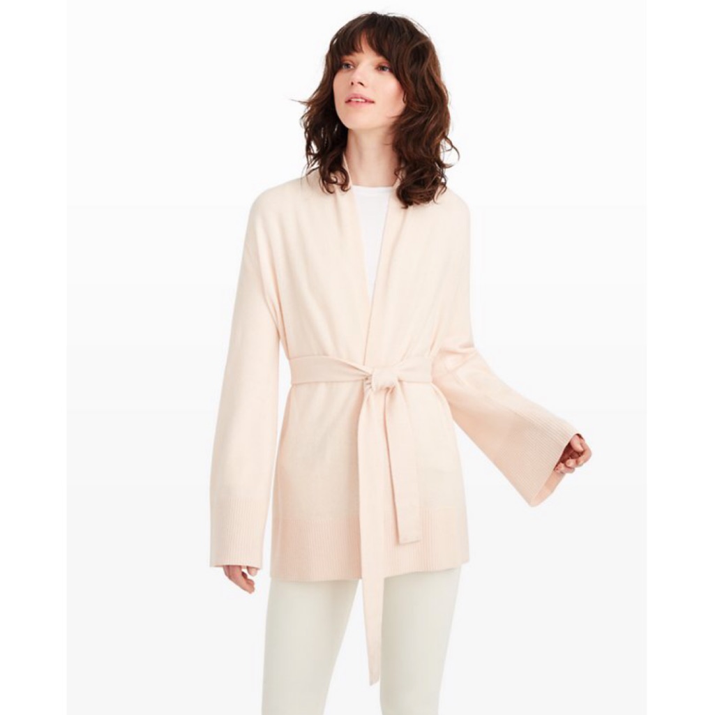 Nwt Club Monaco Cian Cashmere Cardigan Blush Xs